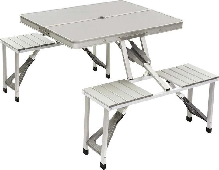 Produktbild Bo-Camp Picknicktafel- Aluminium - Inklapbaar - Grijs