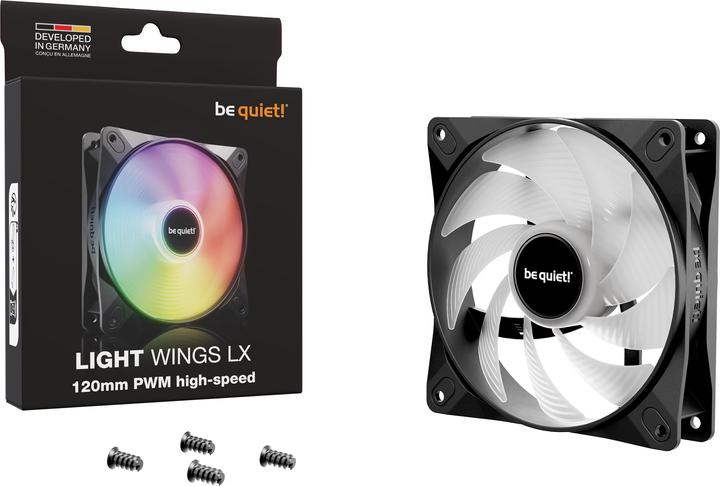 Actual product image be quiet! LIGHT WINGS LX 120mm PWM high-speed (120 mm, 1 x)