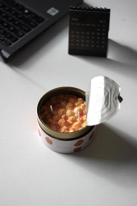 Actual product image Candlecan Caramel Popcorn Scented Candle