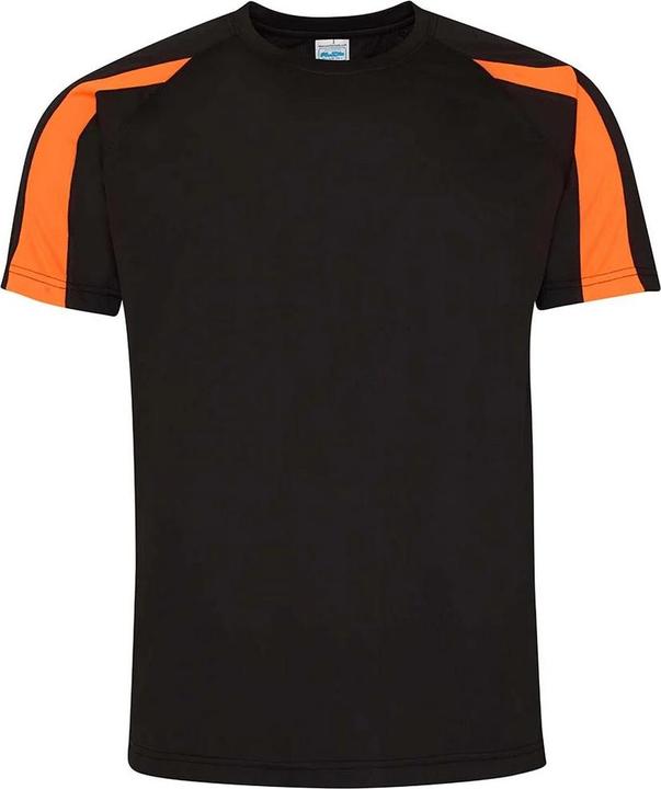Nero pece/arancio