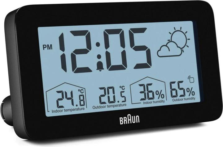 Produktbild Braun Uhren BC13BP Funk-Wetterstation DCF