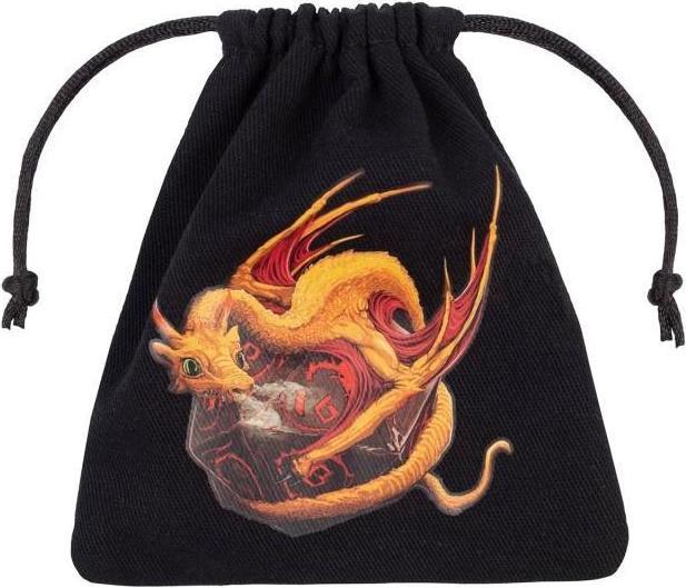 Immagine prodotto Q Workshop BDRA171 - Drago nero e adorabile, borsa per i dadi