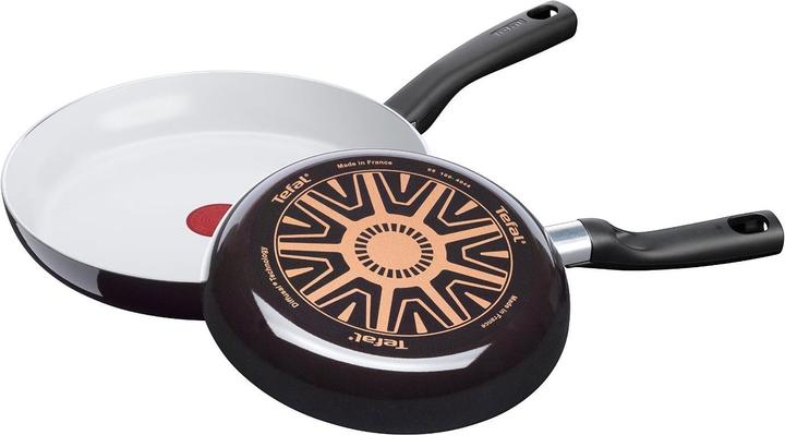 Immagine prodotto Tefal Controllo in ceramica bianco (28 cm, Padella per friggere)