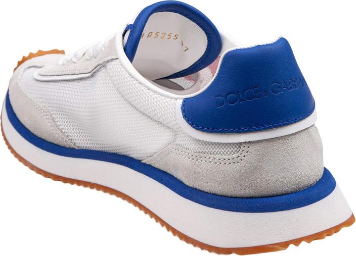 Produktbild Dolce & Gabbana cushion sneakers in mixed materials white and red color (45)