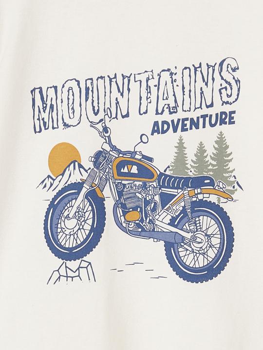 Actual product image Vertbaudet Boys' shirt with a fun sports print (98)