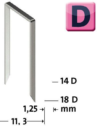 Actual product image Novus Flat wire clamps D 53F/14