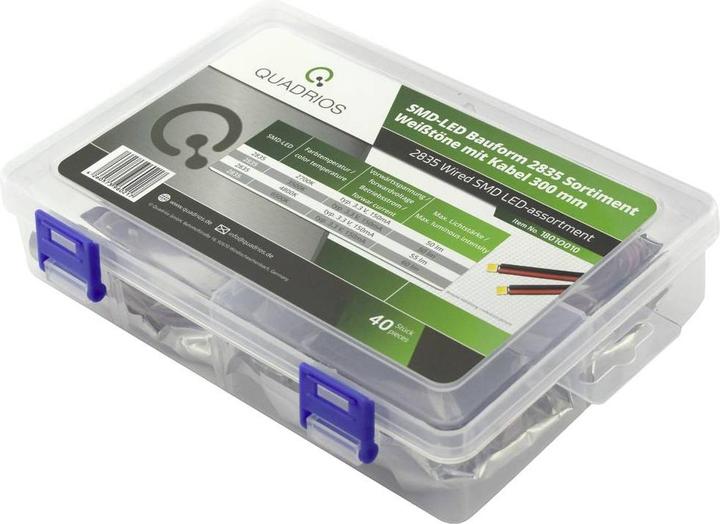 Produktbild Quadrios LED-Sortiment Weiss 150 mA 3.3 V