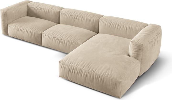 Image du produit Micadoni Canapé D'Angle Droit Modulaire, "Martina", 3 Places, 332x176x75 Fabriqué en Europe (Canapé d'angle)