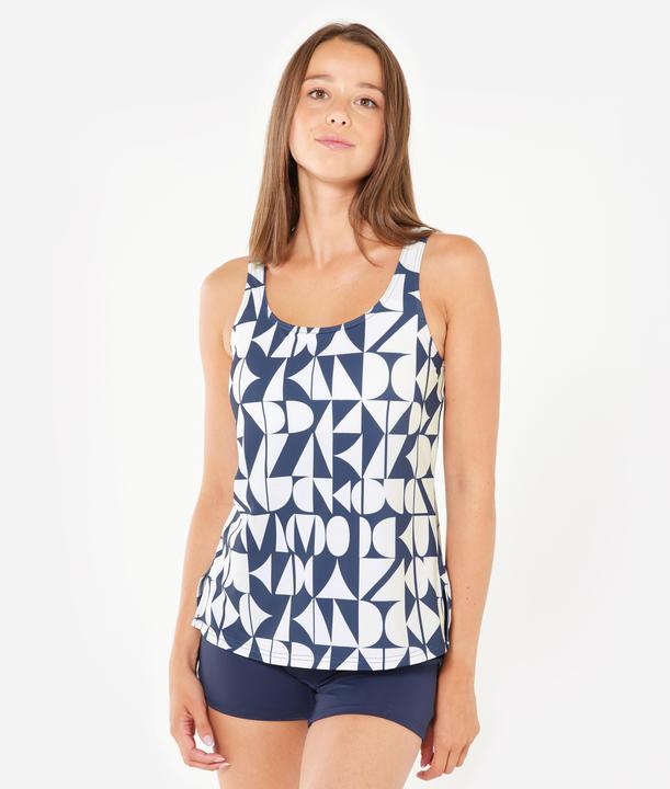 Produktbild Nabaiji Badeanzug Tankini Shorty Damen - Heva blau (48)