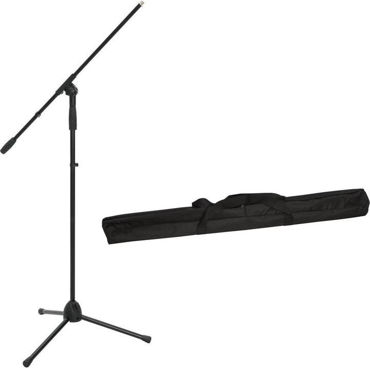 Produktbild Omnitronic Set Mikrofonstativ MS-2A mit Galgen sw + Tasche