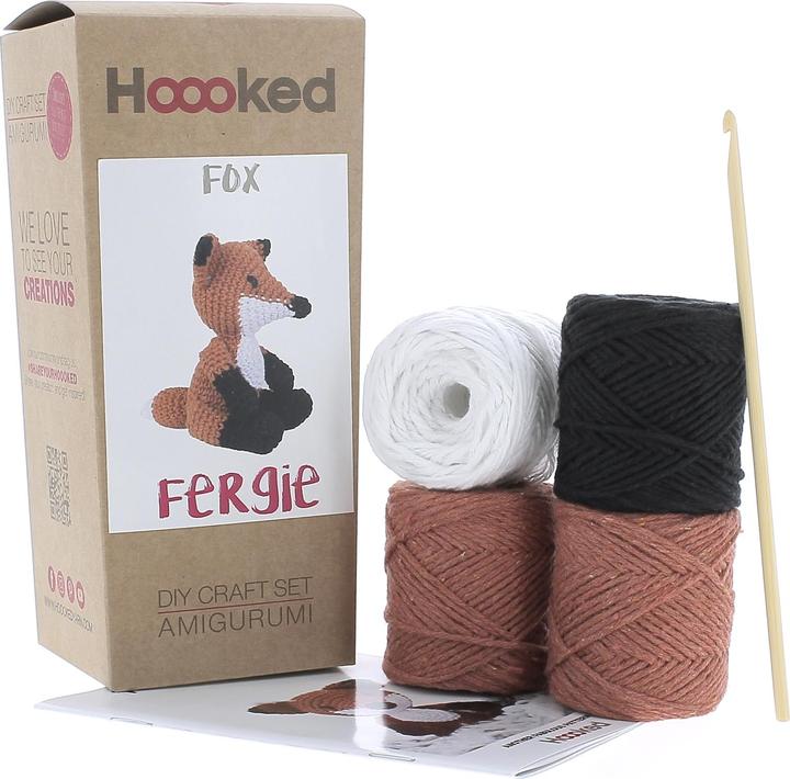 Produktbild Hoooked DIY Häkel-Set Milano Eco Barbante Fuchs Fergie