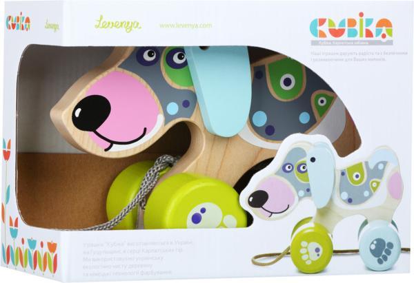Image du produit Cubika Chien en bois à tirer