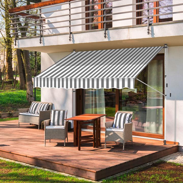 Produktbild Gartenfreude Klemmmarkise Sonnenschutz Balkonmarkise gerader Schnitt (2 m)