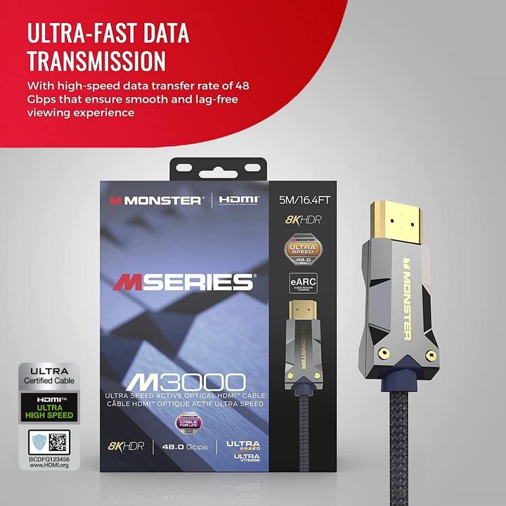 Actual product image Monster M3000 (5 m, HDMI)