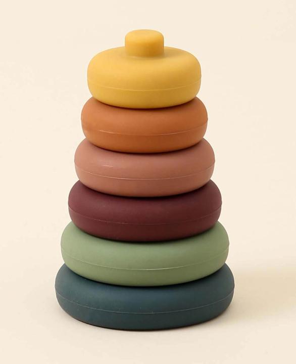 Image du produit Esmée Tour d'empilage colorée en silicone