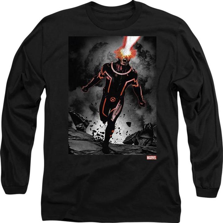 Actual product image Unisex Adult X-Men Cyclops Blast T-Shirt (S)