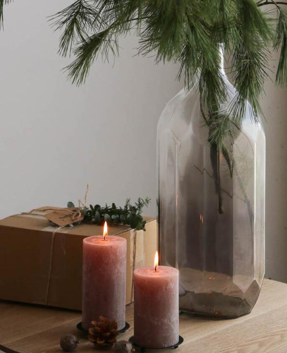 Actual product image Wenzel Cylinder candle / Rustic candle (1 pcs.)