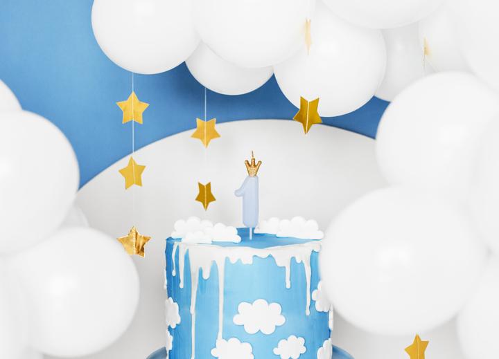 Produktbild Partydeco Bougie Chiffre 2 Bleu (9.5cm) (1 x)