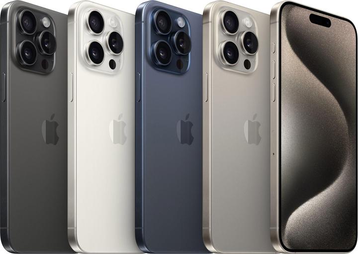 Produktbild Apple iPhone 15 Pro Max (512 GB, Blue Titanium, 6.70", SIM + eSIM, 48 Mpx, 5G)