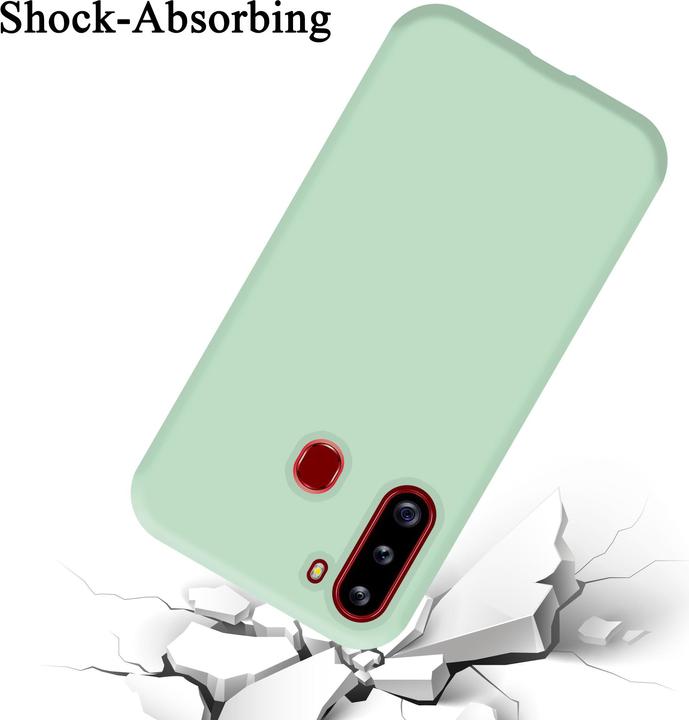 Immagine prodotto Cadorabo Copertura della cassa del silicone liquido TPU (Samsung Galaxy A21)
