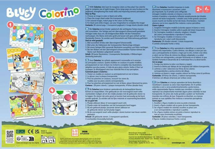 Produktbild Ravensburger Bluey Colorino (Multilingual)