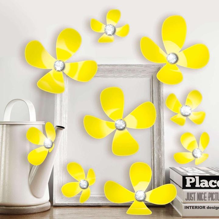 Image du produit Walplus Fleurs (85,5 x 85,5 cm)