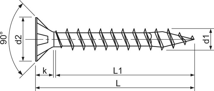 Produktbild Spax Universalschrauben 3.5 x 25 mm, 200 Stück (200 Schrauben pro Stück)
