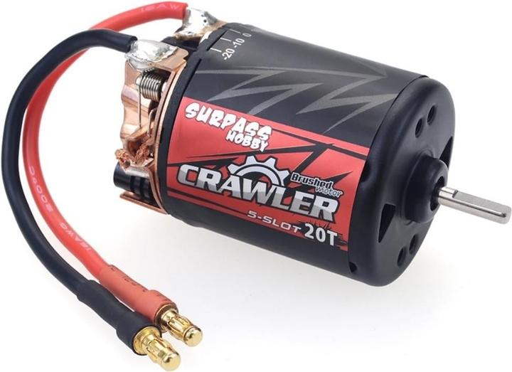 Actual product image Surpass Hobby Brushed Motor Surpass Crawler 540 20T 5-Slot, 11100 RPM