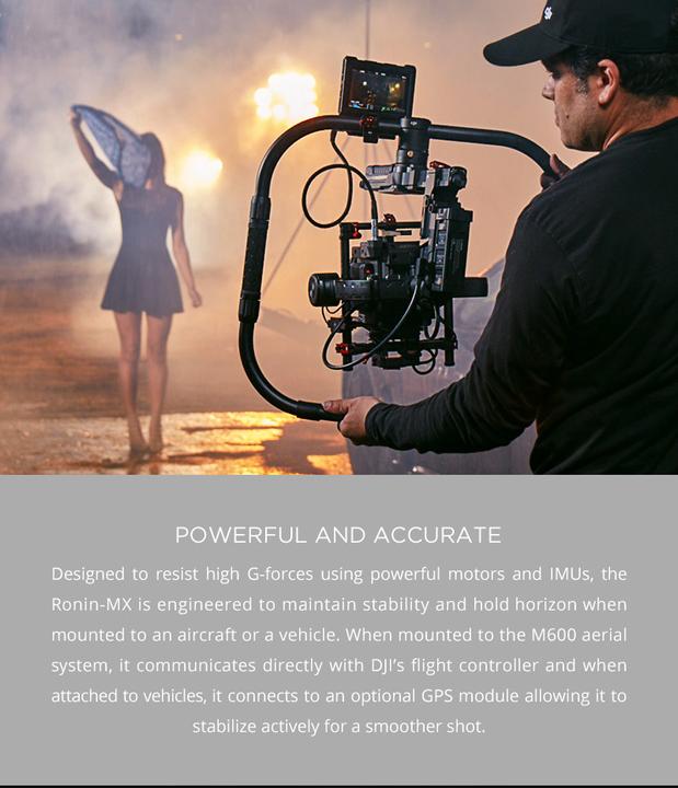 Image du produit DJI Ronin-MX (Appareil photo reflex, Appareil photo à objectif interchangeable, 4.50 kg)