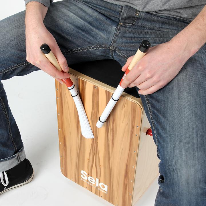 Immagine prodotto Sela SE035 Spazzola per cajon con 180 fibre di nylon (Cajon)