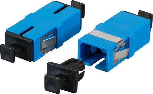 EFB Elektronik Kunststoffkupplung SC Simplex blau SM ohne Flansch, Keramikhülse (Netzwerk Kupplung)