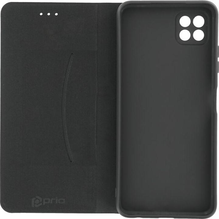 Produktbild prio Book Case Fashion für Samsung A22 5G schwarz-rot (Samsung Galaxy A22 5G)