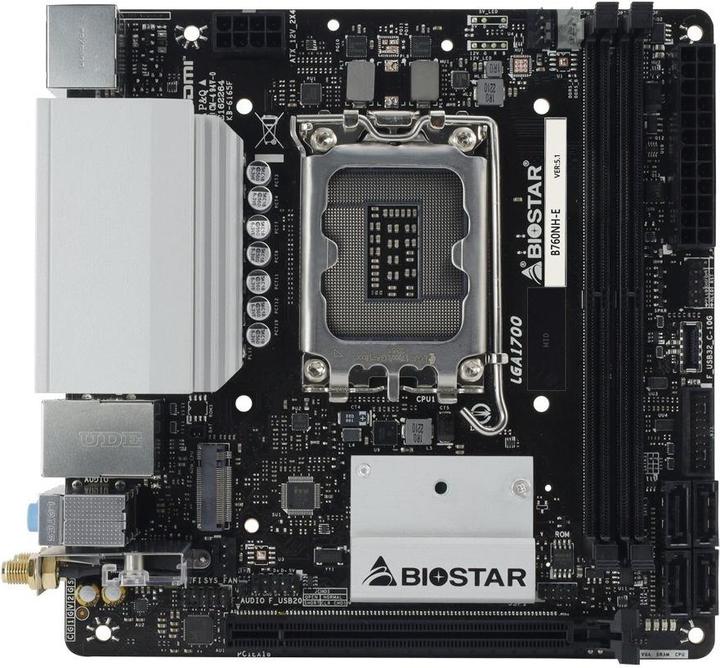 Biostar B760NH-E (LGA 1700, Intel B760, Mini-ITX)