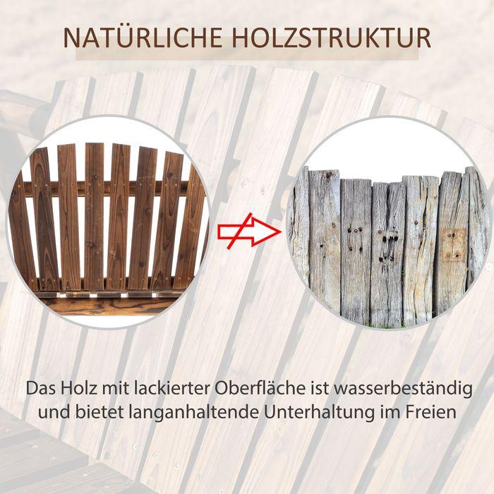 Produktbild Swisshandel24 Hollywoodschaukel 2-Sitzer Gartenschaukel Schaukelbank Hängebank Massivholz Natur187 x 137 x 170 cm