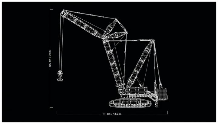 Actual product image LEGO Liebherr LR 13000 crawler crane (42146, LEGO Technic)