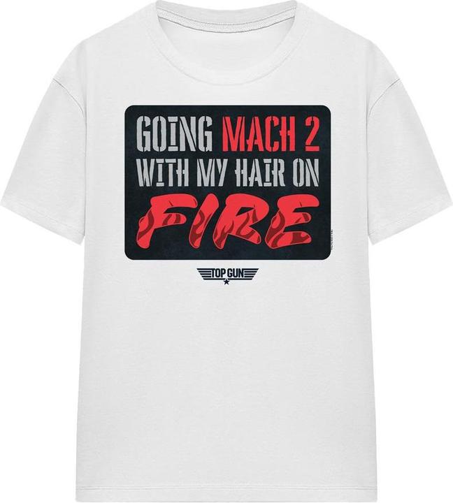 Immagine prodotto Top Gun Mach 2 Hair On Fire Maglietta Adulto Unisex (L)