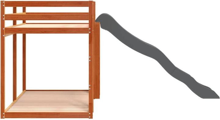 Immagine prodotto VidaXL Letto a castello con scivolo e scala 90 x 200 cm (90 x 200 cm)
