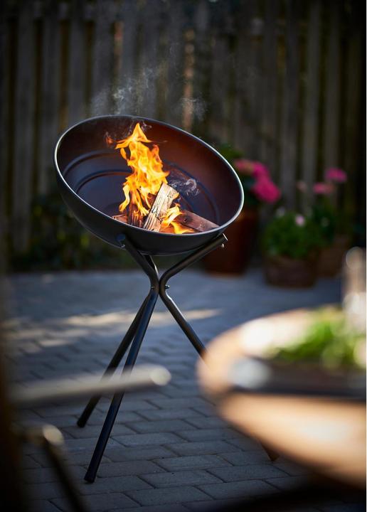 Produktbild Dangrill Feuerschale mit Ständer, Ø 57 cm, Schwarz (57 cm)