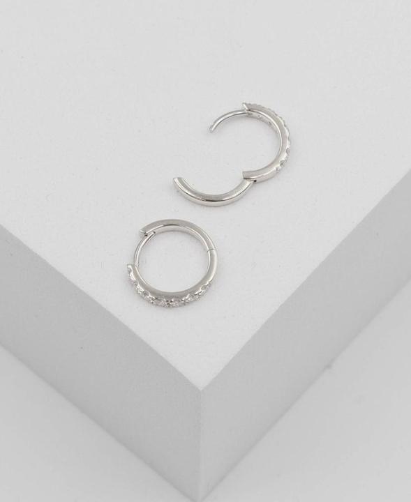 Produktbild Muau Creolen (Weissgold 750 0.04ct.2 H SI Brillanten à je 0.02ct. - Trumiracle 0.20)