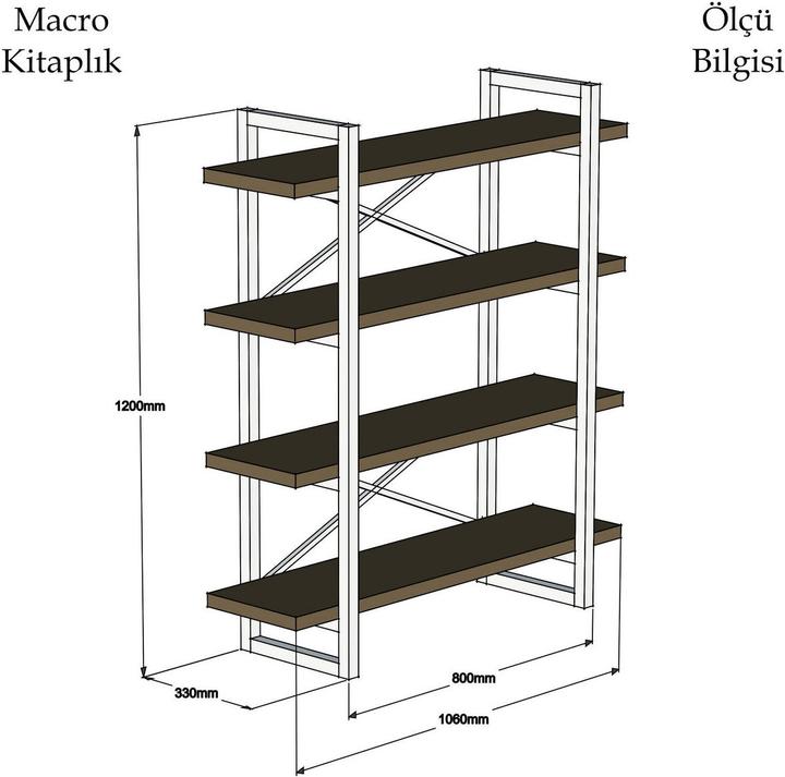 Actual product image Hanah Home Preston (106 x 33 x 120 cm)
