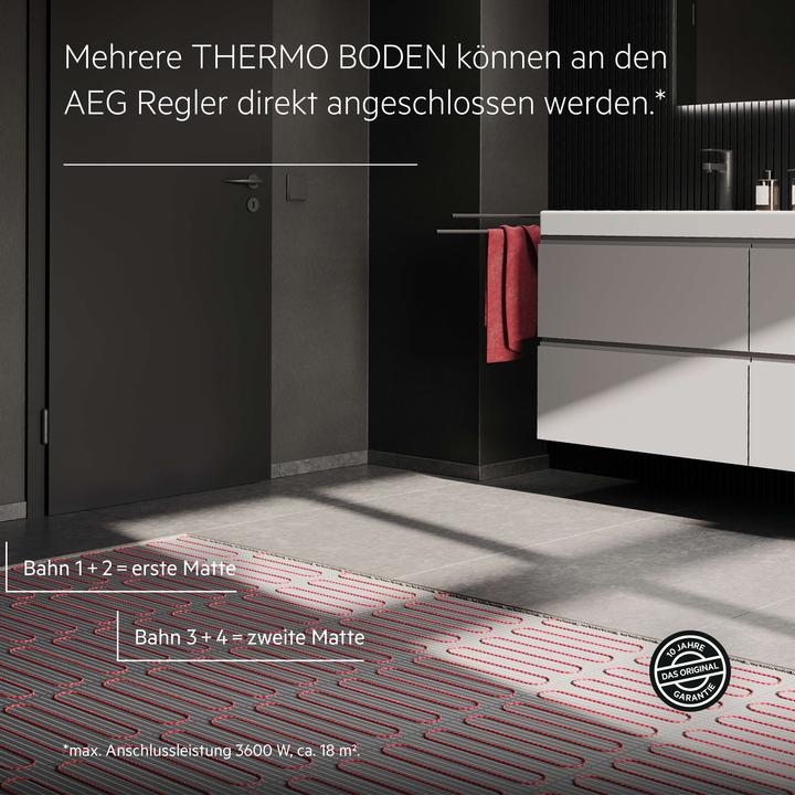 Actual product image AEG Haustechnik Electric underfloor heating, complete set 1 m², 200 W/m², Turbo Thermo Floor TBS TC 200/1 Set Plus
