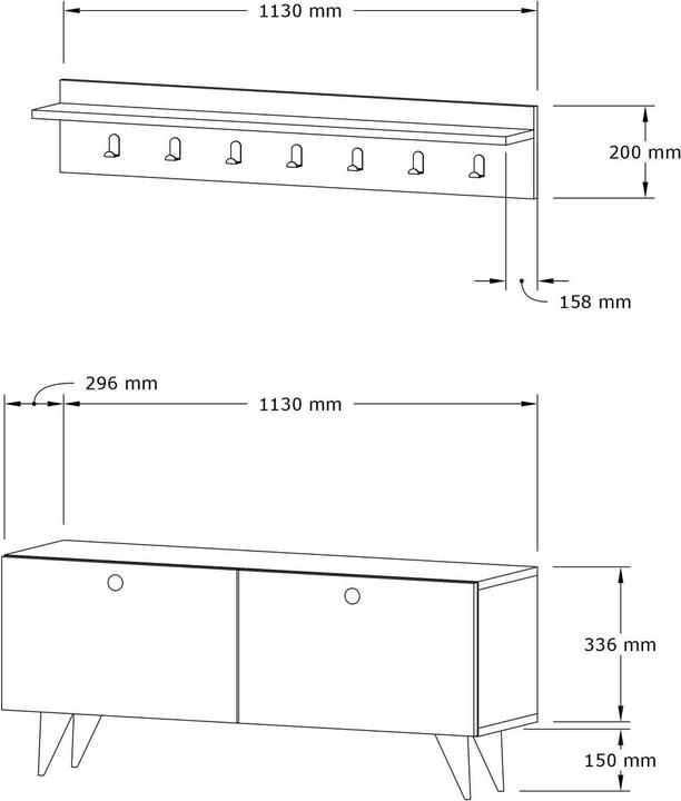Actual product image Hanah Home Bonnie