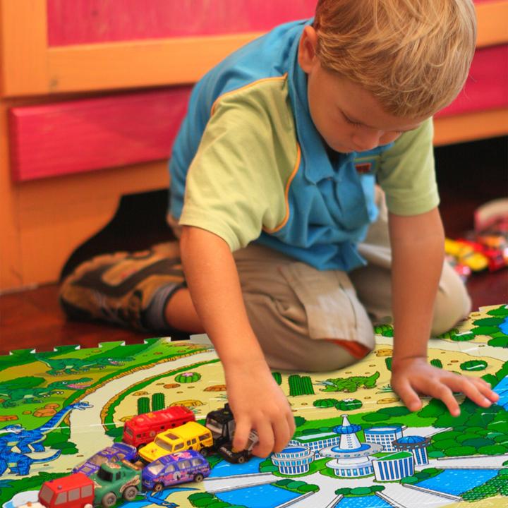Actual product image Relaxdays Dino play mat (31 x 31 x 1 cm)