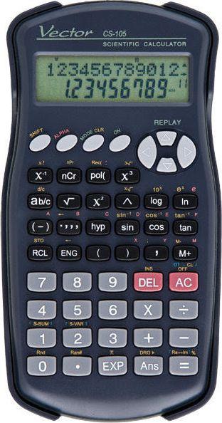 Vector calculator scientific calculator CS-105 - 240 universal functions (Batterien)