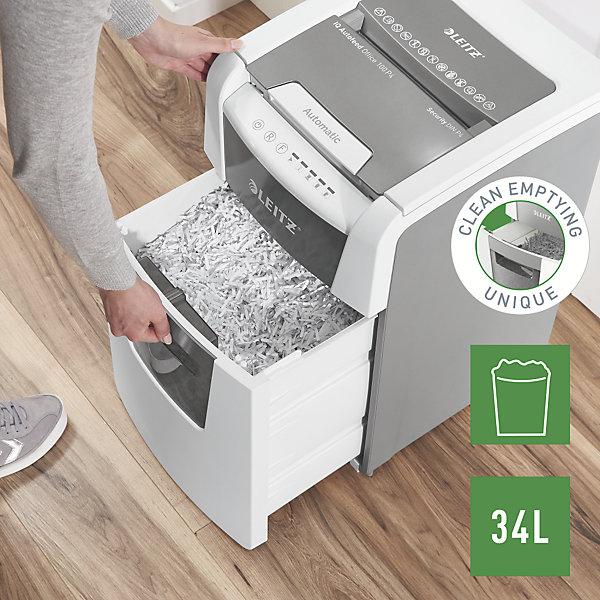 Actual product image Leitz Shredder IQ Autofeed Small Office 100 particle cut 34 l (Particle cut)
