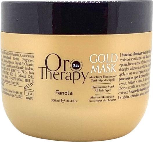Image du produit Fanola Oro Therapy 24K Gold Mask - Masque nourrissant et adoucissant pour les cheveux - 300ml (300 ml)