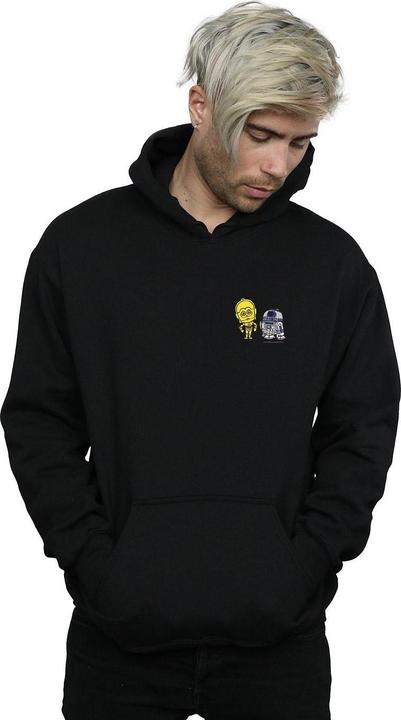 Immagine prodotto Star Wars Resistance Droids Chest Print Felpa con Cappuccio Uomo (XL)