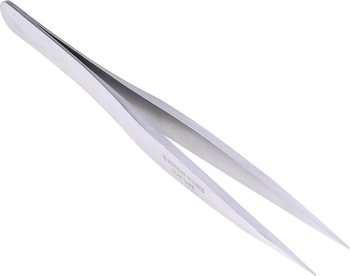 Weller Erem Erem Stainless Steel Tweezers resistente agli acidi, punta dritta, a punta, 120 mm