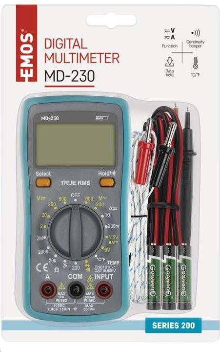 Actual product image Emos Multimeter MD-230