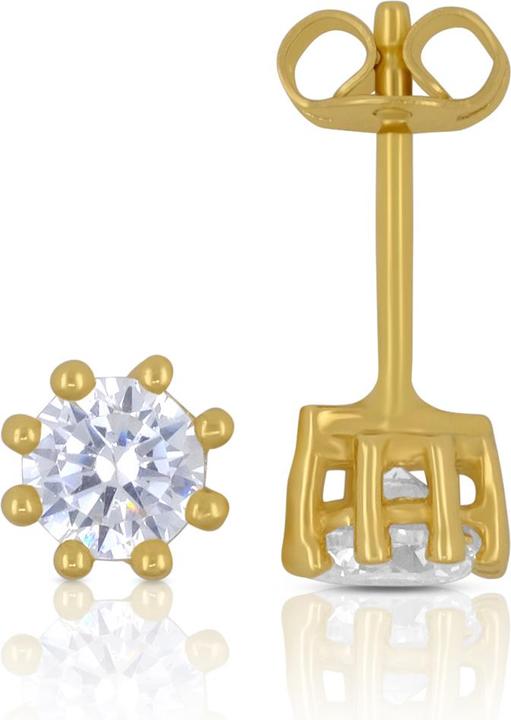 Actual product image Muau Stud earrings (750/18 K Yellow gold)
